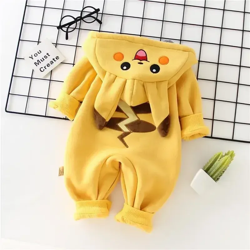 Romper Onesie Baby - New Cute Cartoon Pokemon Pikachu Baby