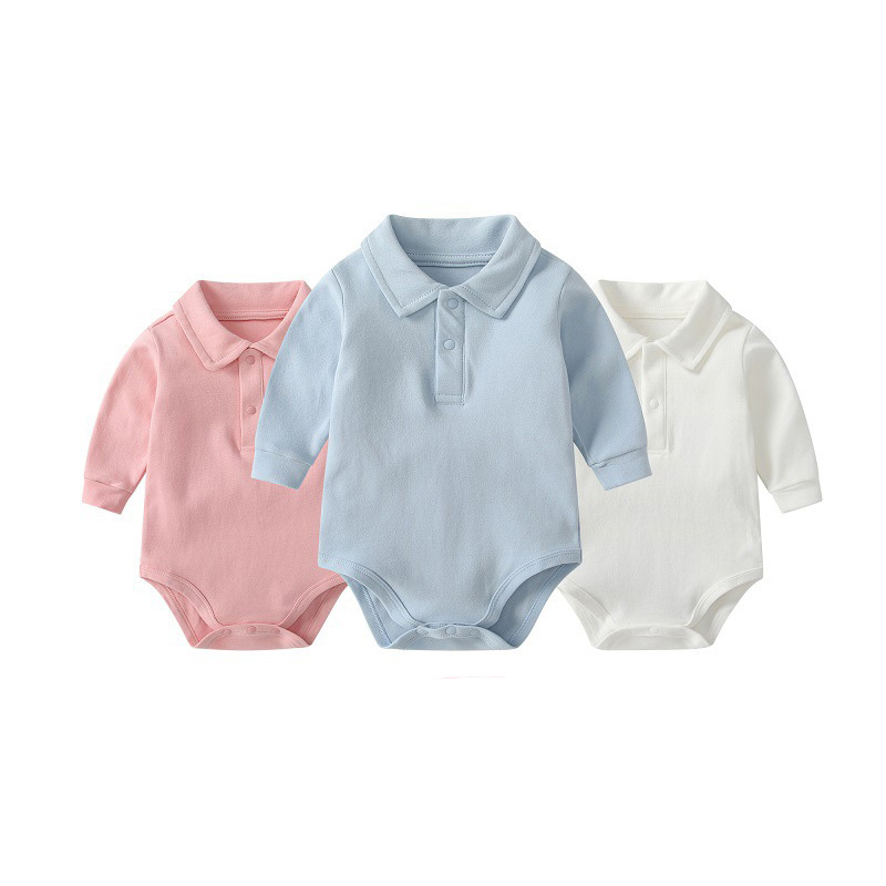 Baby Polo Collar Bodysuit 100% - Romper Onesie Baby recensione e prezzo