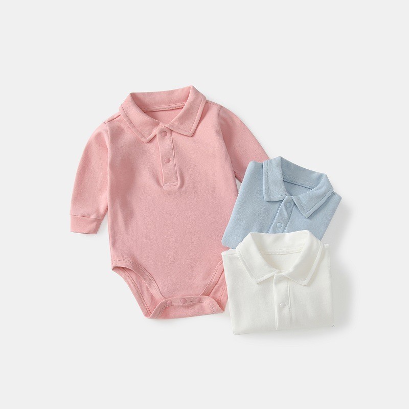 Baby Polo Collar Bodysuit 100% - Romper Onesie Baby recensione e prezzo