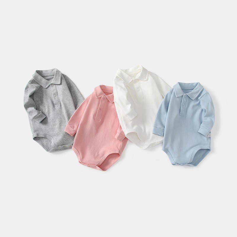 Baby Polo Collar Bodysuit 100% - Romper Onesie Baby recensione e prezzo