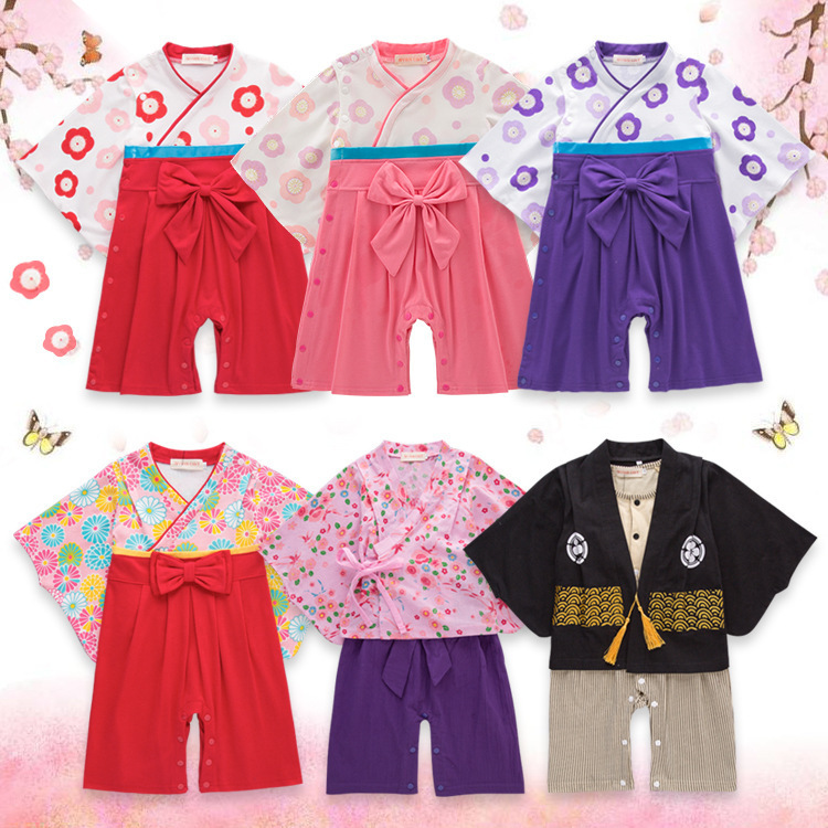 Girls Long Sleeve Baby Kimono  - Romper Onesie Baby recensione e prezzo