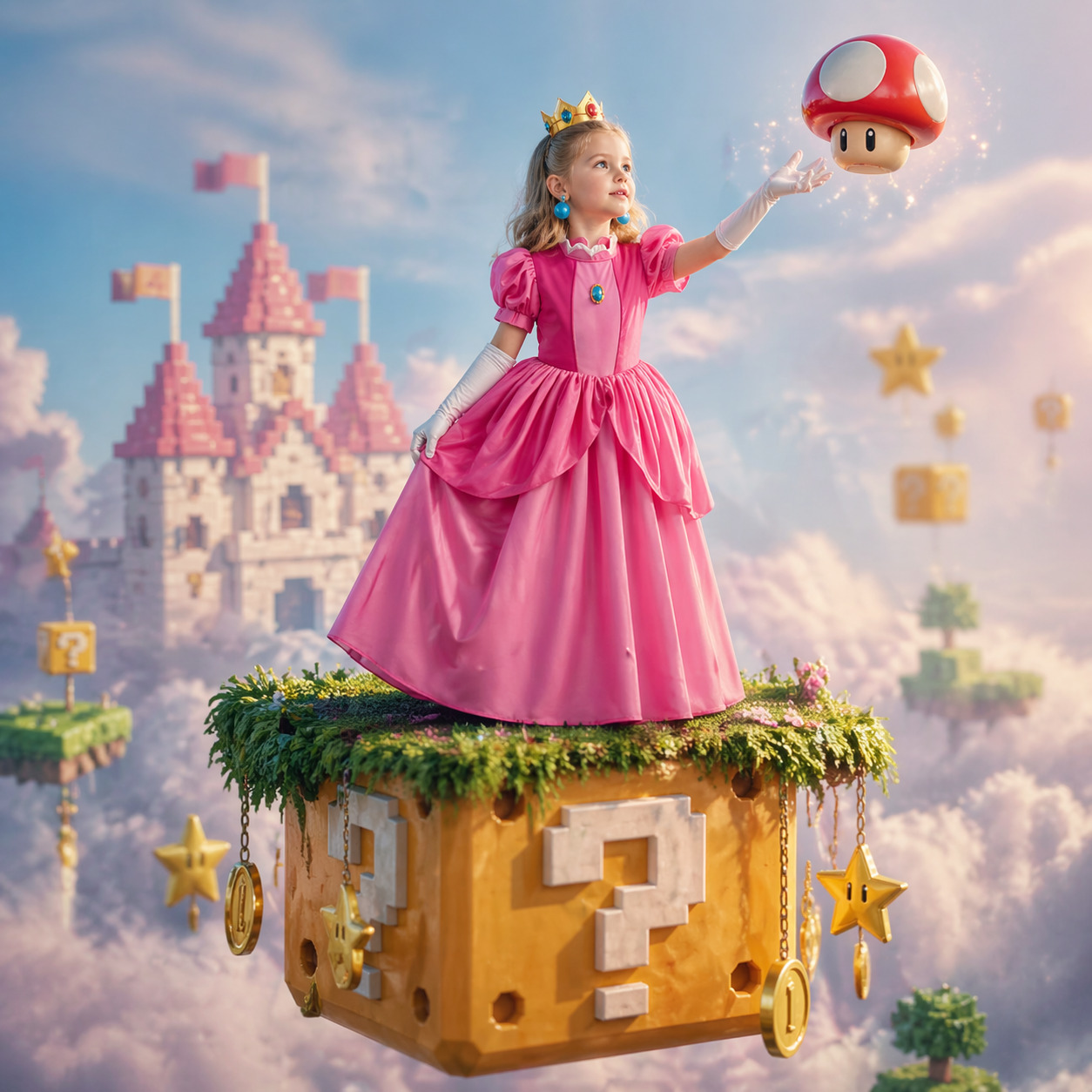 Princess Peach Style Dress Up  - Baby Clothing Gifts recensione e prezzo
