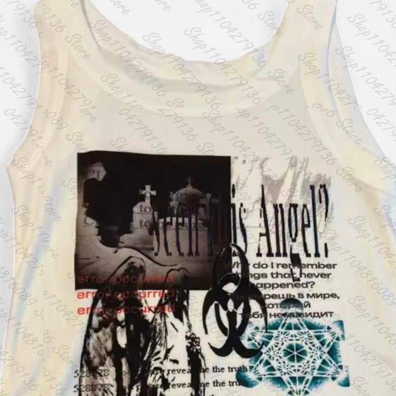 top mujer Tanks & Camis Tops P - Baby Y2K Clothing recensione e prezzo