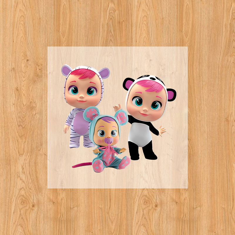 Crying Babies Iron on Patches  - Baby Clothing Gifts recensione e prezzo