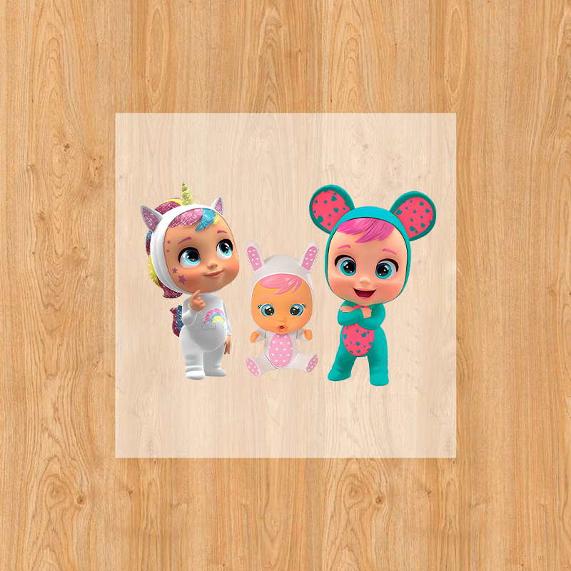 Crying Babies Iron on Patches  - Baby Clothing Gifts recensione e prezzo