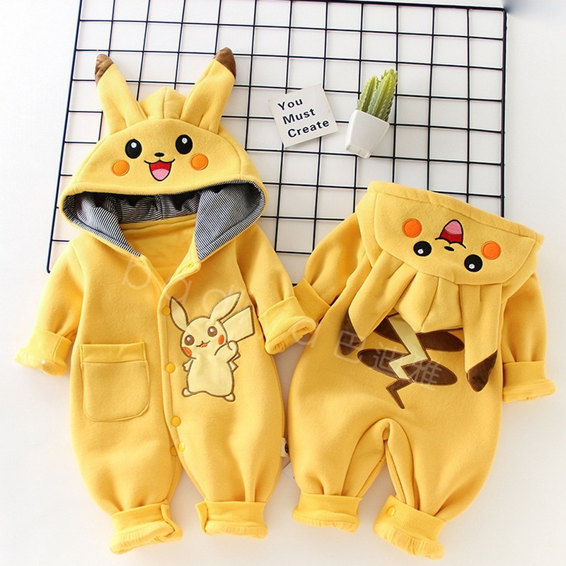 New Cute Cartoon Pokemon Pikac - Romper Onesie Baby recensione e prezzo