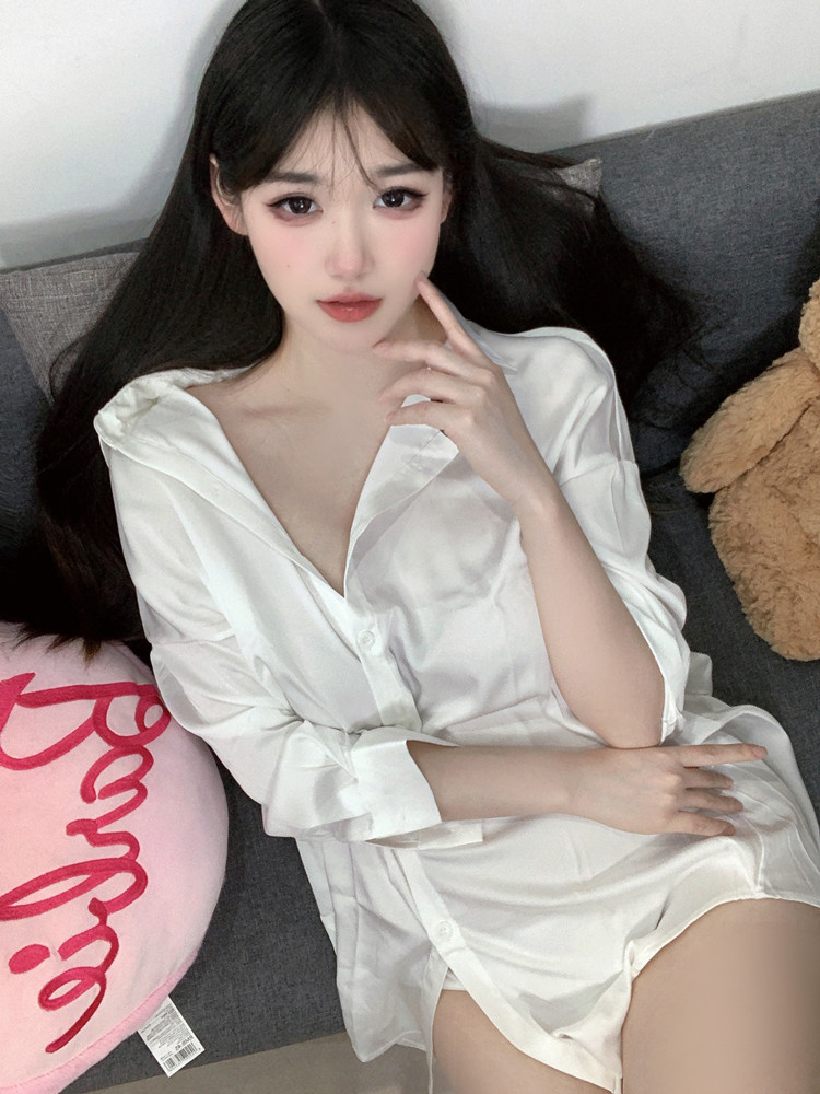 Fashion White Color Shirt Pers - Baby Gown Nightwear recensione e prezzo
