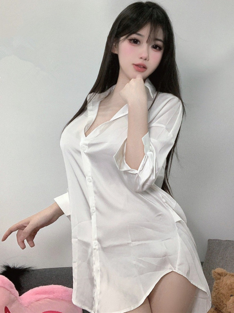 Fashion White Color Shirt Pers - Baby Gown Nightwear recensione e prezzo