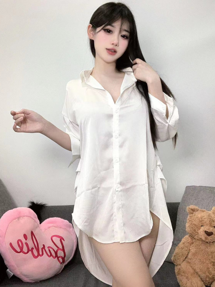 Fashion White Color Shirt Pers - Baby Gown Nightwear recensione e prezzo