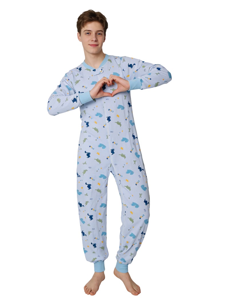 XXXL Adult Underwear Blue Dino - Romper Onesie Baby recensione e prezzo