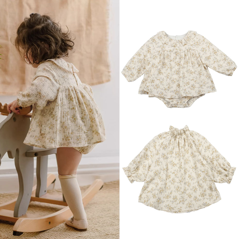 Floral Baby Girl Dresses Sprin - Baby Clothing Organic Cotton recensione e prezzo