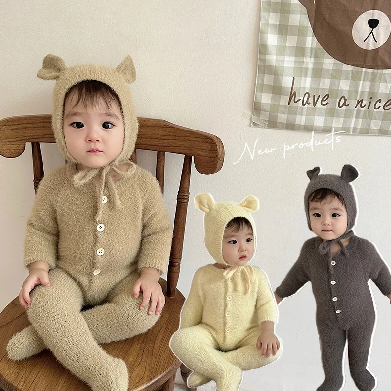 Newborn Baby Mink Fur Romper w - Romper Onesie Baby recensione e prezzo
