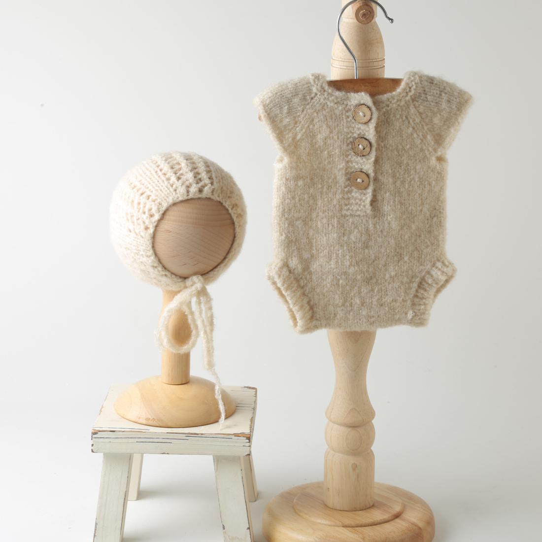 Newborn Knitted Stretch Outfit - Romper Onesie Baby recensione e prezzo
