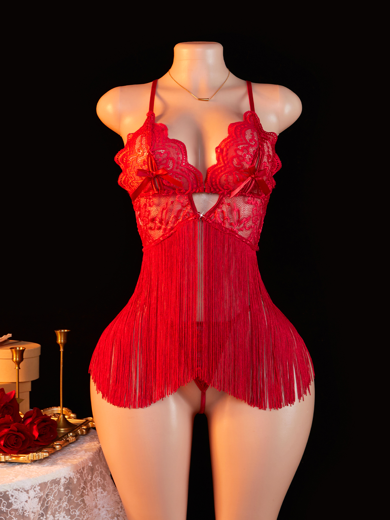 Sexy Tassel Nightie Woman Back - Baby Gown Nightwear recensione e prezzo