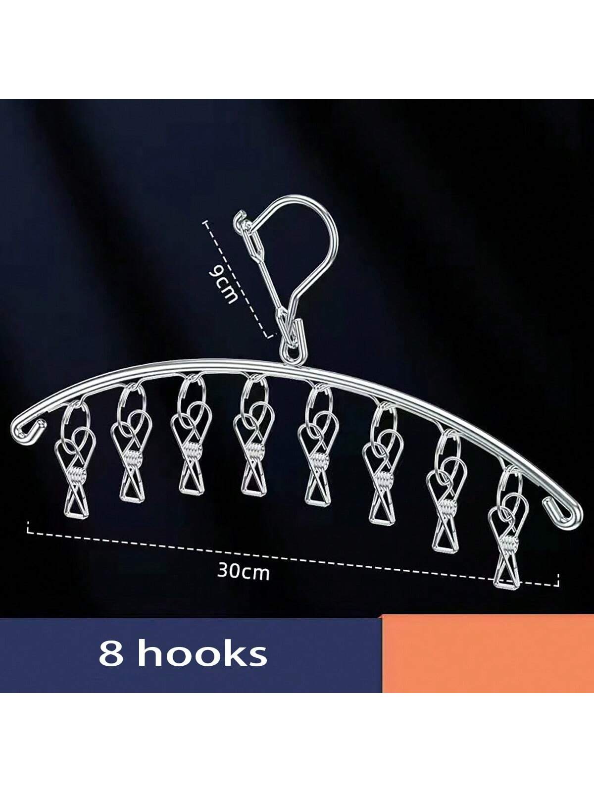 1pc stainless steel clotheslin - Baby Clothing Rail recensione e prezzo