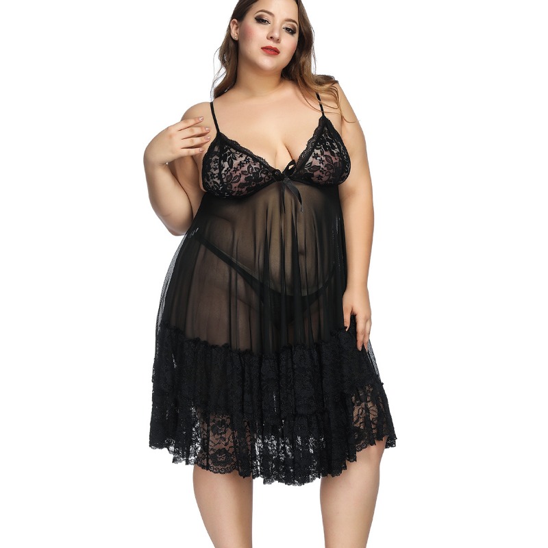 S-7XL Plus Size Sexy Strap Nig - Baby Gown Nightwear recensione e prezzo